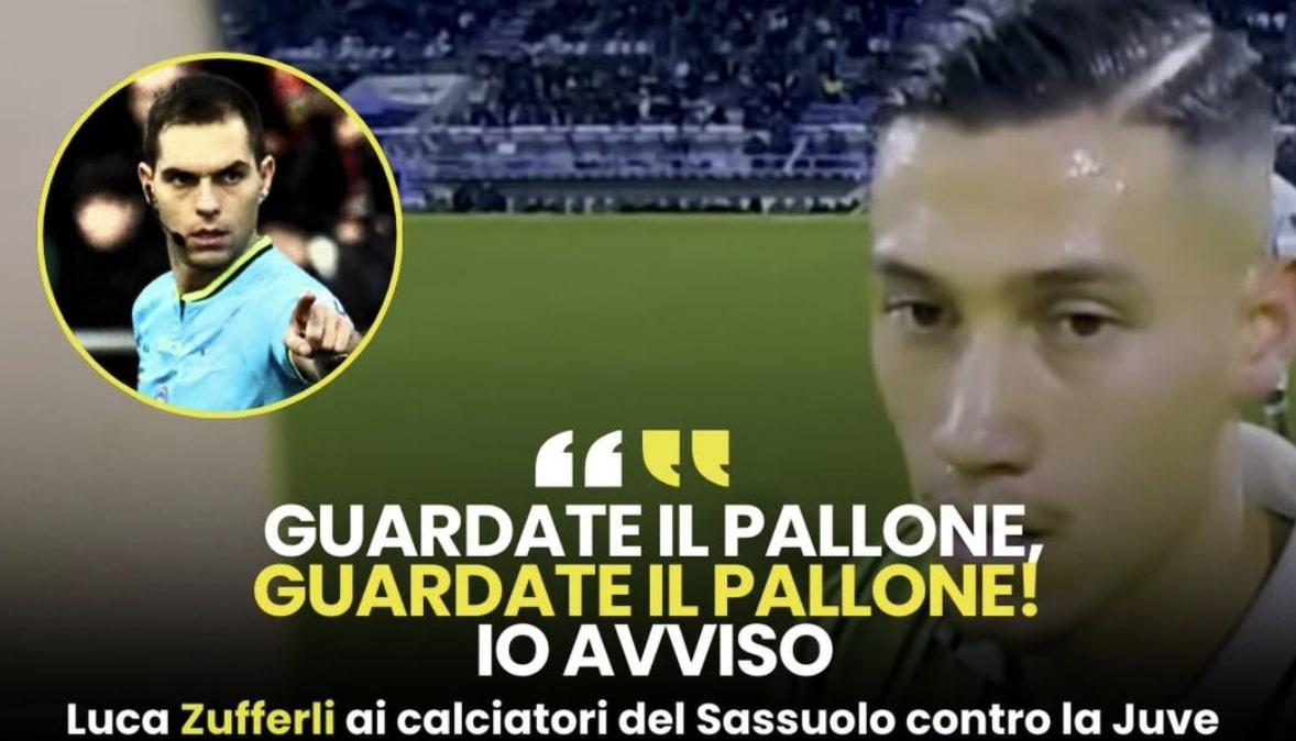 PAZZESCO! Il 'consiglio' non richiesto dell’arbitro ai calciatori del Sassuolo su corner della Juve