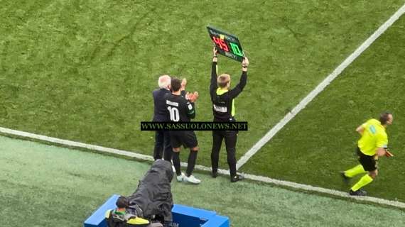 VIDEO - Berardi è tornato. Il ritorno di Mimmo al minuto 74 di Sassuolo-Cittadella