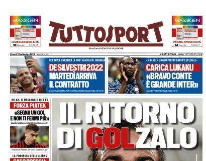 Tuttosport in prima pagina: "Juve, il ritorno di GoLzalo"