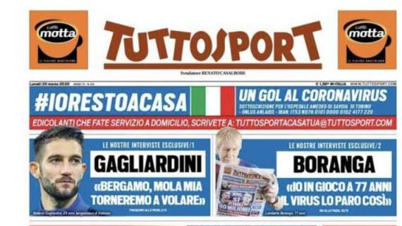Tuttosport prima pagina oggi: "Fate come la Juve"