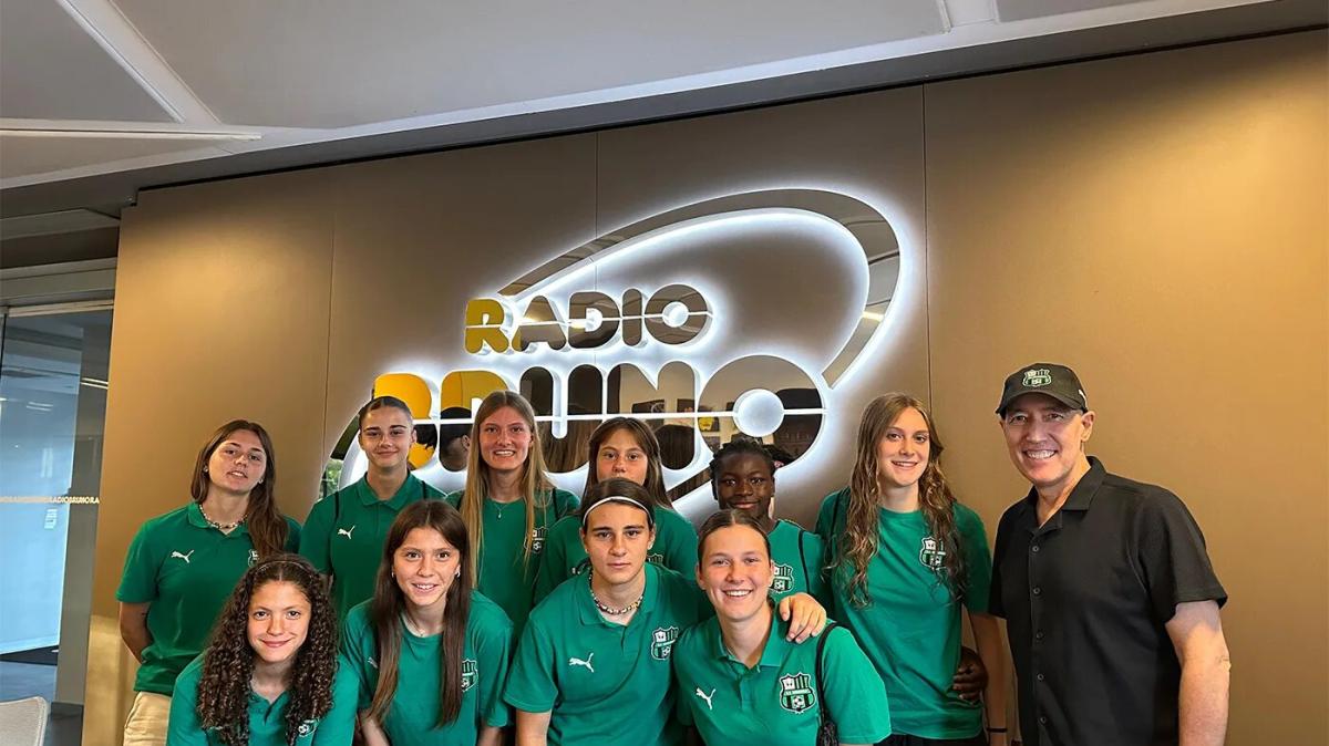 La Primavera Femminile del Sassuolo in visita a Radio Bruno