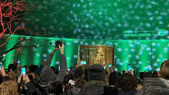 Sassuolo, grande partecipazione per il Natale neroverde al Mapei Center