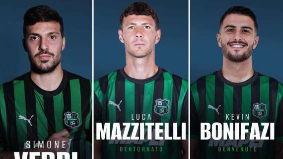 Sassuolo: Mazzitelli, Verdi e Bonifazi sanno già come si fa