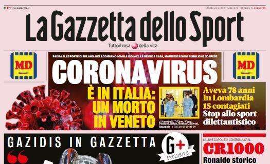 La Gazzetta dello Sport in apertura, Gazidis: "C'è solo un Milan"