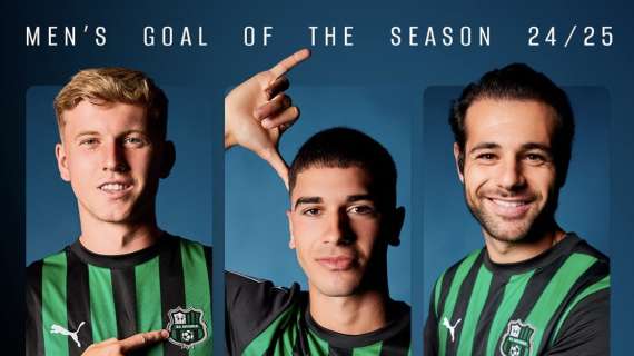 Gol of the season Sassuolo 24/25: Nicholas Pierini raggiunge Doig e Volpato in finale