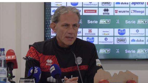 Zaffaroni: "Il Sassuolo è forte ma il SudTirol pensa a se stesso. Dobbiamo lottare 95 minuti"