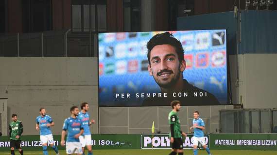 Sassuolo-Napoli: al minuto 13 il ricordo di Davide Astori al Mapei Stadium