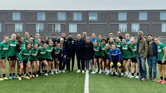 Sassuolo Femminile, al Mapei Football Center in visita il c.t. Soncin: i dettagli