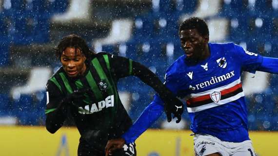 Sassuolo Sampdoria pagelle. Voti: Laurienté la sblocca, Berardi fa festa. Thorstvedt domina