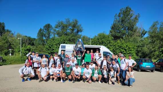 Sassuolo in A. Oggi la camminata fino al Mapei Stadium e la foto finale con i dirigenti