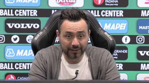De Zerbi conferenza stampa Inter Sassuolo recupero: "Voglio punti" VIDEO