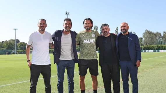 Il c.t. Gennaro Gattuso in visita al Sassuolo di Grosso al MFC: le ultime