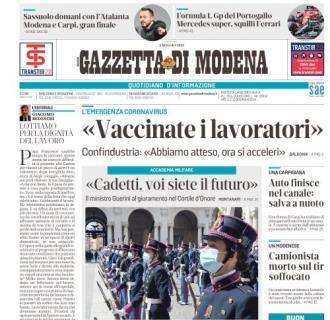 Gazzetta di Modena: "Il Sassuolo in rimonta trova l'Atalanta: è un vero tabù"