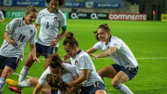 Italia Femminile, buono l'esordio nell'Algarve Cup: 60 minuti per Sabatino
