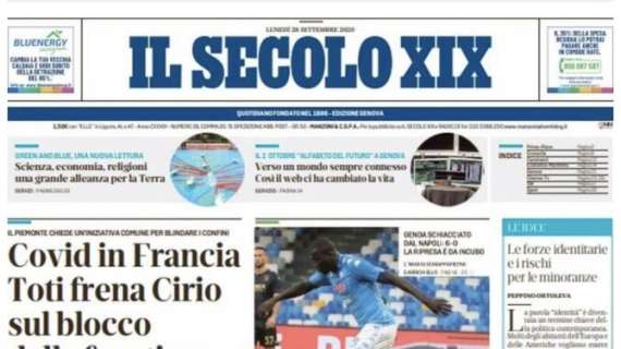 Il Secolo XIX: "Spezia, debutto amaro: il Sassuolo vince 4-1. Galabinov storico"