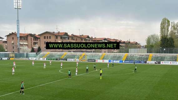 Sassuolo Pomigliano Femminile 2-0 FINALE: 3 vittorie su 3 nella poule