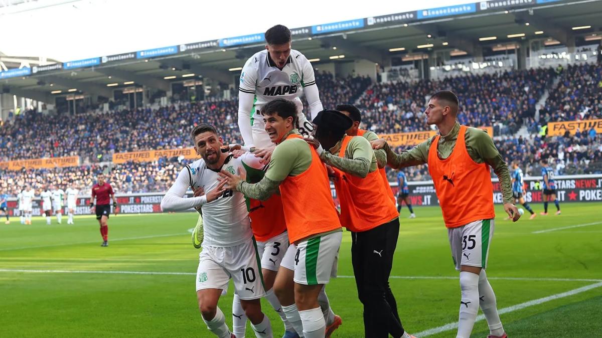 Sassuolo Calcio news oggi: 3-0 in casa dell'Atalanta, neroverdi all'8° posto