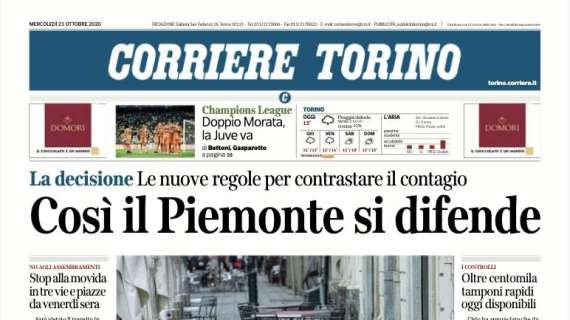 Corriere Torino: "Toro, dal Sassuolo al Sassuolo... Per riaccendere la luce"