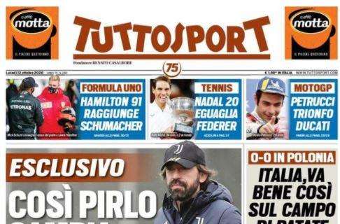 L'apertura di Tuttosport sui bianconeri: "Così Pirlo cambia la Juve"