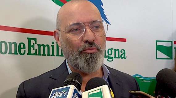 Bonaccini: "Fra le emiliane mi piace il Sassuolo. La Serie A ora riparta"