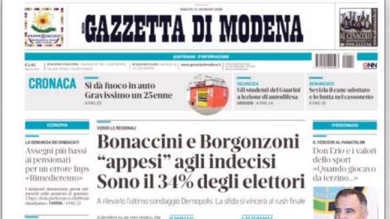 Gazzetta di Modena, De Zerbi: "Sassuolo, è ora di cambiare passo"