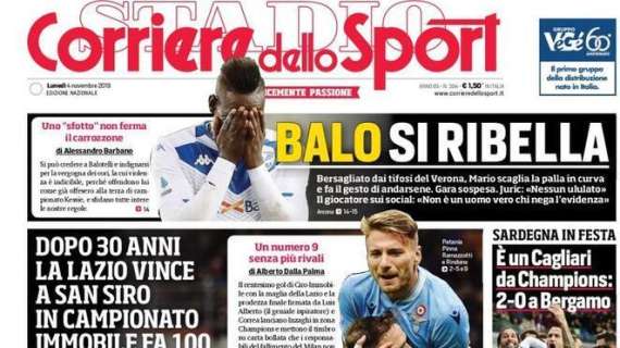 Corriere dello Sport in prima pagina: "Lazio, da padroni"