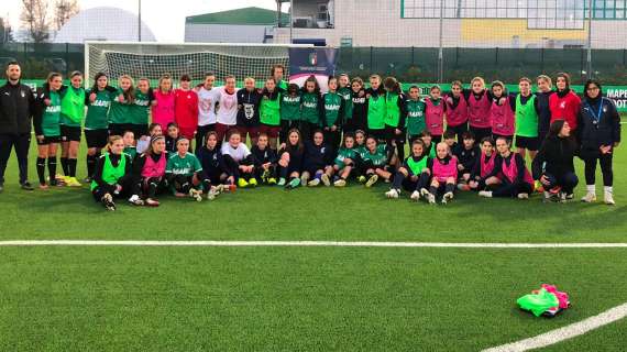 Selezione Territoriale Under 15 Femminile: allenamento al Mapei Football Center