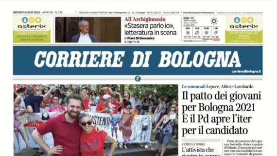 Corriere di Bologna sul derby: "Il Sassuolo è un tagadà"