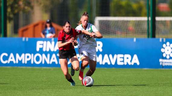 Milan Sassuolo Primavera Femminile 3-1: il sogno Scudetto si infrange in finale