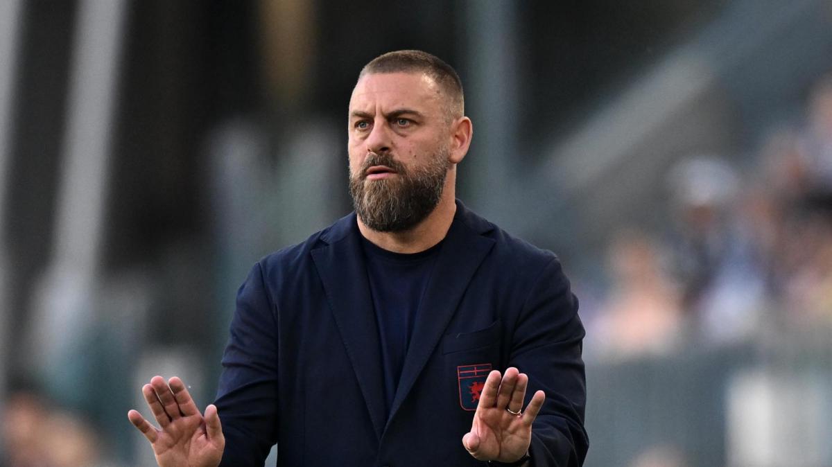 Genoa, De Rossi: "Con Grosso stima forte. Col Sassuolo un cerchio che si chiude"