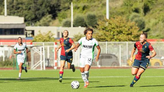 Sassuolo Femminile ko in amichevole: il Genoa vince 2-0 allo Sciorba