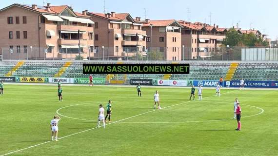 Sassuolo Pomigliano Femminile 2-1 FINALE: prima vittoria stagionale