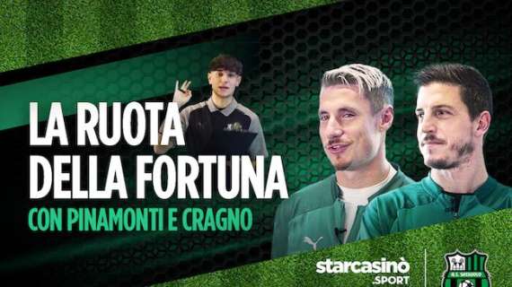 La ruota della fortuna neroverde: Pinamonti e Cragno con StarCasinò Sport VIDEO