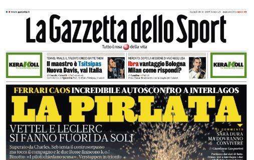 La prima pagina de La Gazzetta dello Sport sull'Italia: "Tocca a Ciro"