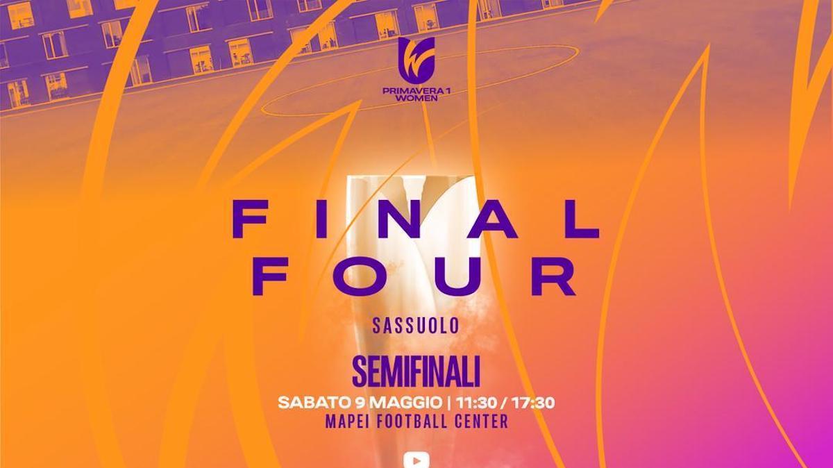 Final Four del campionato Primavera 1 Women a Sassuolo con Roma, Juve e Milan e neroverdi