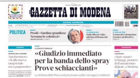 Gazzetta di Modena, Romagna: "Rifarei la scelta del Sassuolo, zero rimpianti"