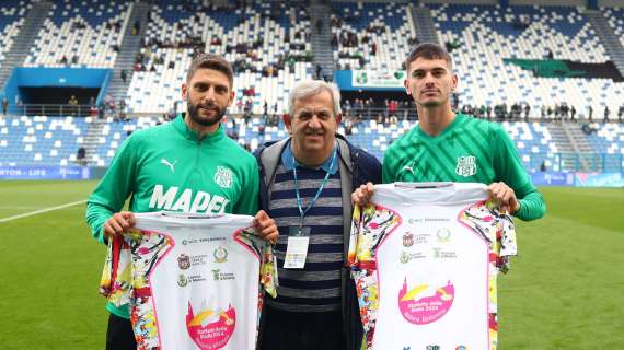 105 km neroverdi: la donazione del Sassuolo a sostegno della Staffetta della Stella