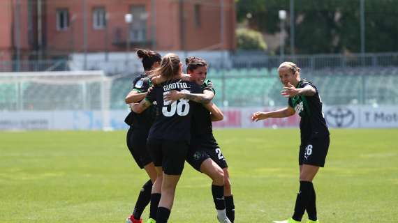 Sassuolo Calcio news oggi: anche le ragazze fanno squadra, e la Femminile chiude in bellezza