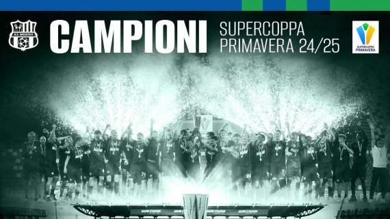 Sassuolo Calcio news oggi: impresa del Sassuolo Primavera, dopo lo Scudetto la Supercoppa