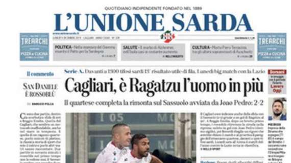 L'Unione Sarda: "Cagliari, è Ragatzu l'uomo in più"