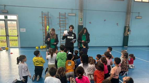 Sassuolo Femminile, le neroverdi in visita alle scuole primarie di Sassuolo