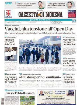 Gazzetta di Modena: "Sassuolo colonia azzurra: c'è anche Raspadori"