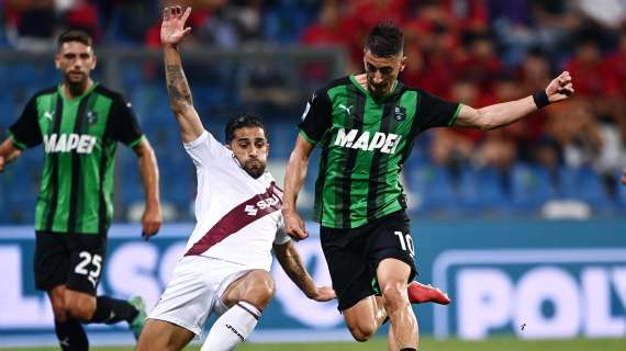 Djuricic Salernitana, sfida al Torino e a due club della Premier per l'ex Sassuolo