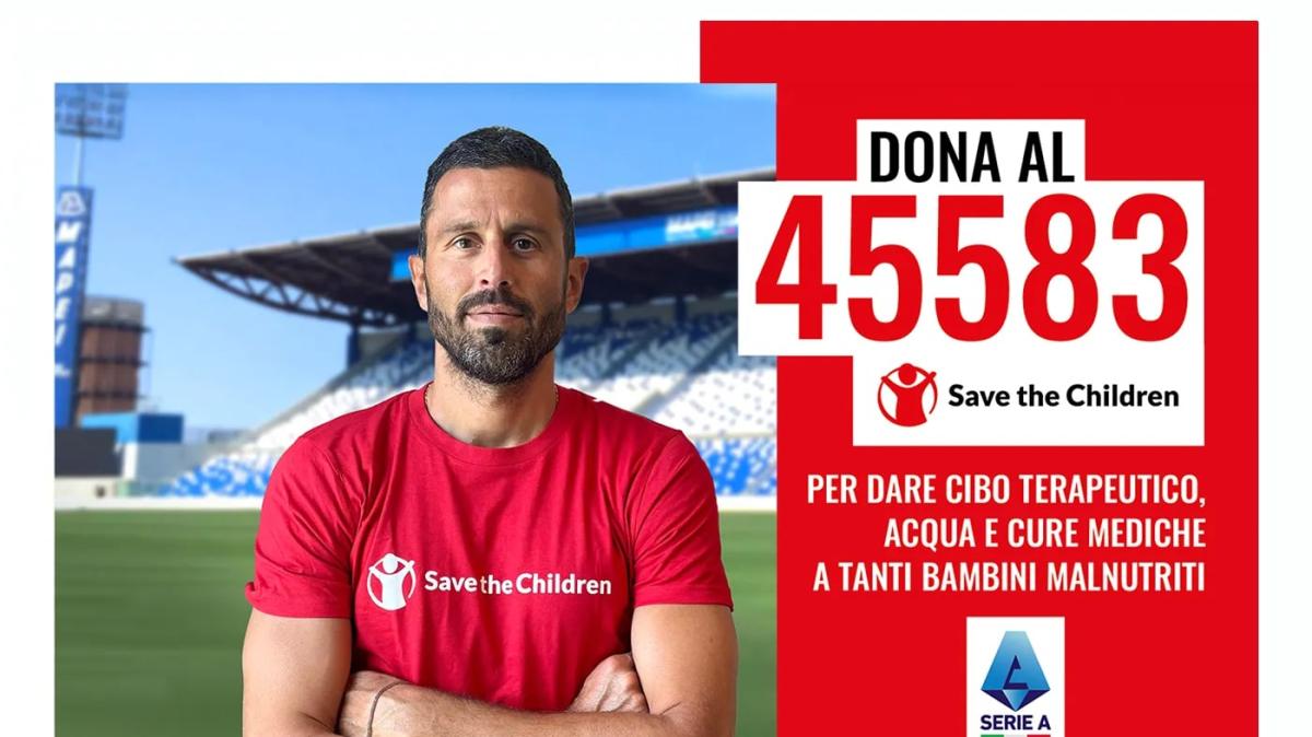 Il Sassuolo Calcio scende in campo insieme a tutta la Serie A con Save the Children