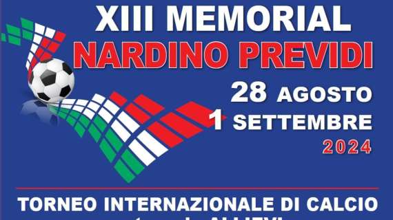 Memorial Nardino Previdi 2024: oggi l'inizio al Ricci. Il calendario delle partite