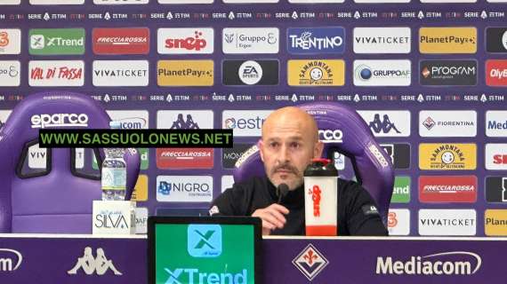 Italiano: "Fiorentina concreta. Nel 2° tempo concesso solo il rigore al Sassuolo"
