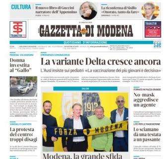 Gazzetta di Modena: "De Zerbi promuove Locatelli titolare con l'Italia"
