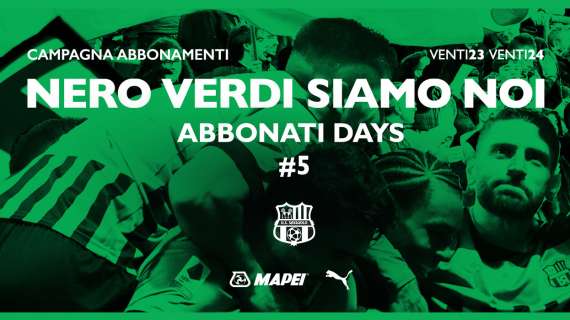 Abbonati Days 5, il Sassuolo riapre le porte del Mapei Football Center ai tifosi: le info