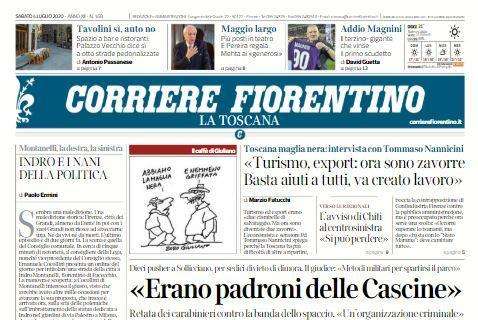 Corriere Fiorentino sui viola: "Bomber a bocca asciutta"