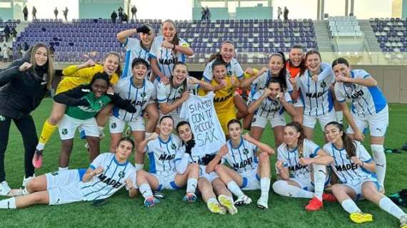 Sassuolo Primavera Femminile, vittoria contro la Fiorentina e dedica a Success Balugani